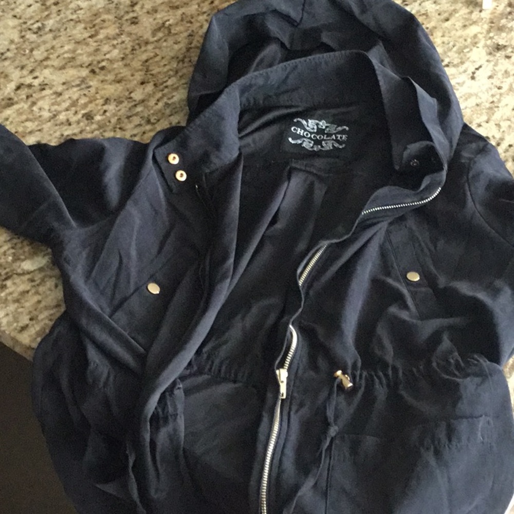 Chocolate black style jacket